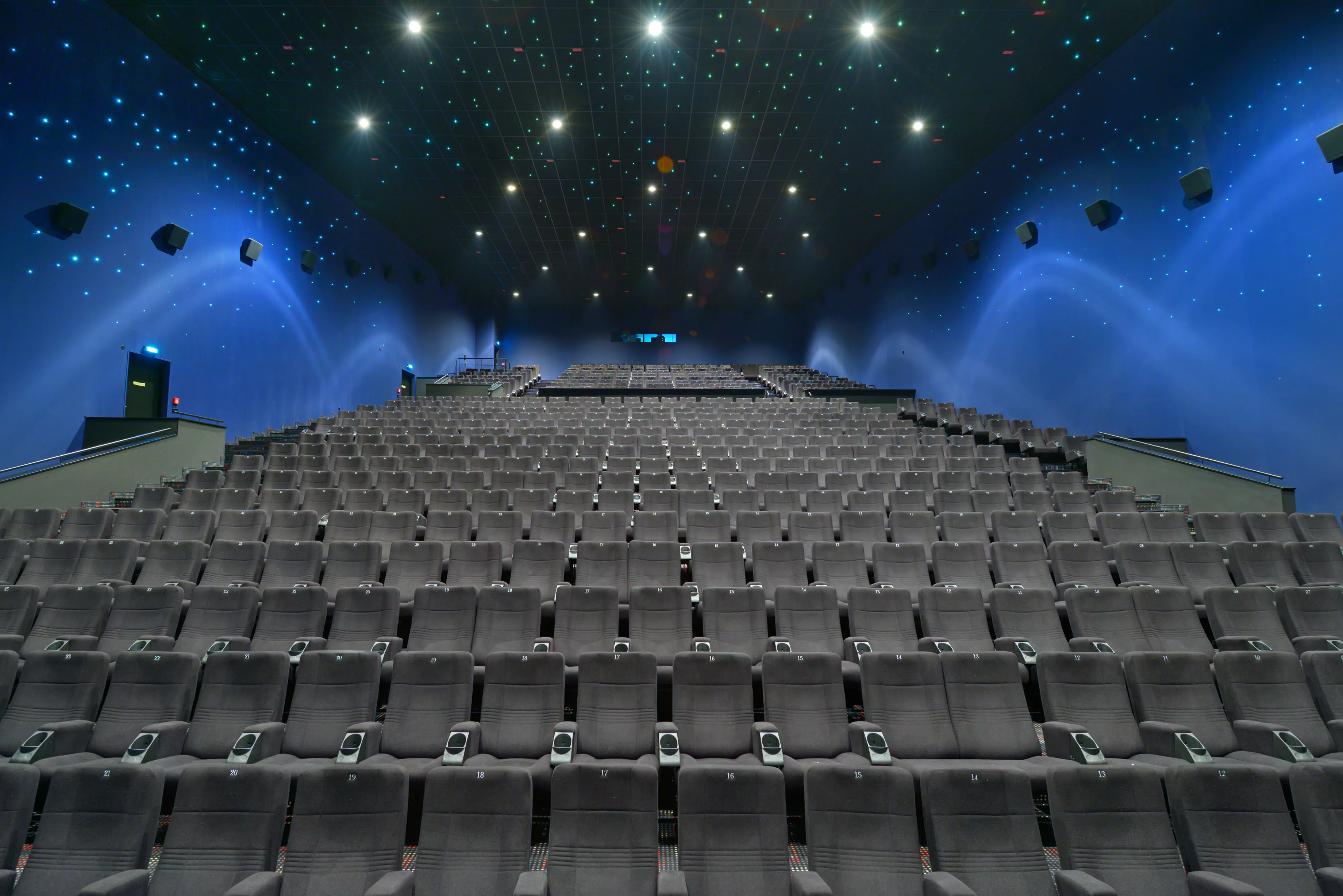 Stylish and durable cinema seating in a boutique cinema Image