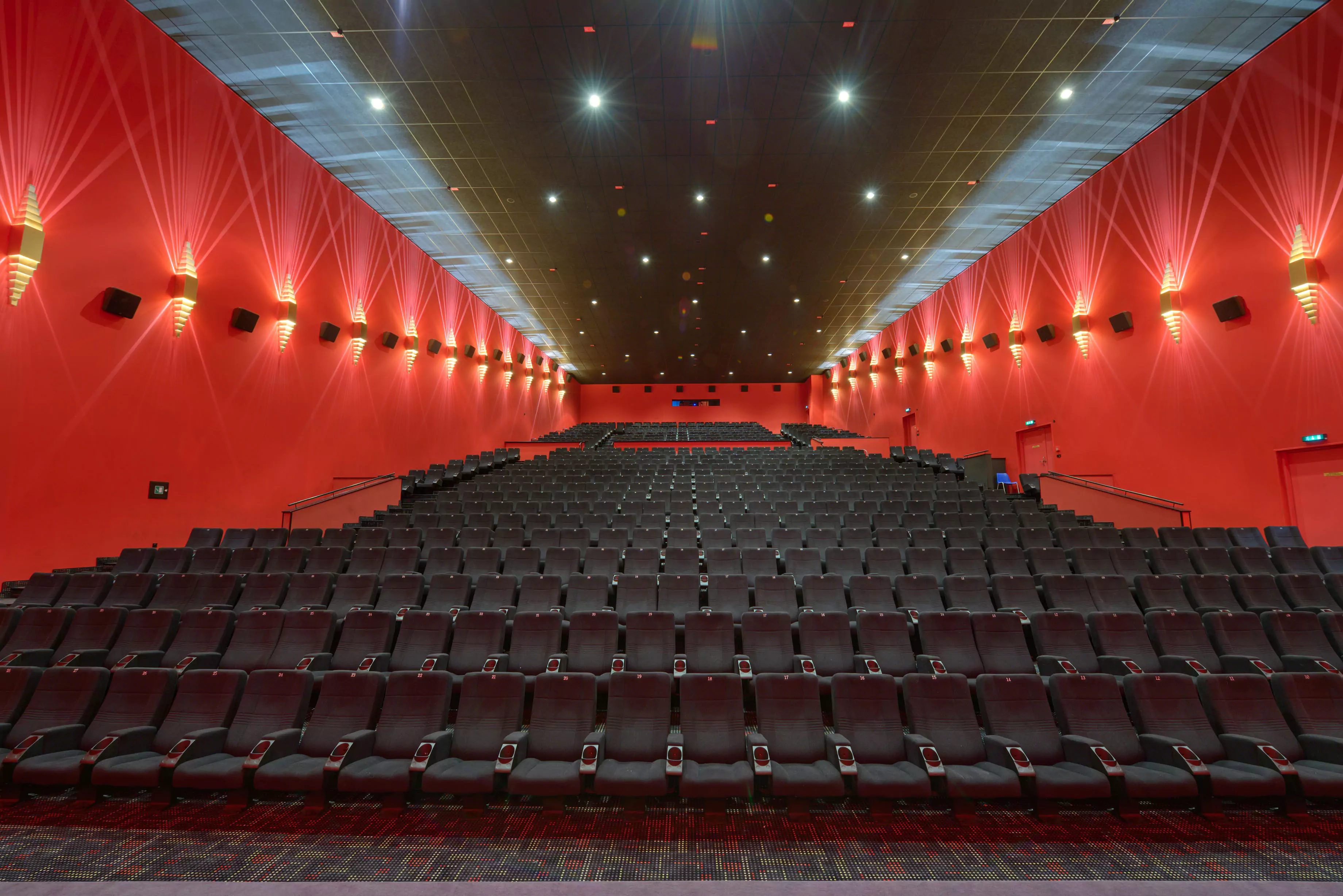 Reclining cinema chairs designed for VIP movie halls Image